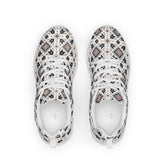 Women’s athletic shoes, Tribal all over print pattern design casual sport school work walking comfy soft lace up stylish tennis shoe