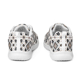 Women’s athletic shoes, Tribal all over print pattern design casual sport school work walking comfy soft lace up stylish tennis shoe