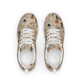 Women’s athletic shoes, Floral crotchet 3D pattern all over print walking everyday casual sports tennis school work shoe