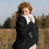 Premium sherpa blanket, faith inspirational soft plush comfy couch bed side casual cozy throw blanket