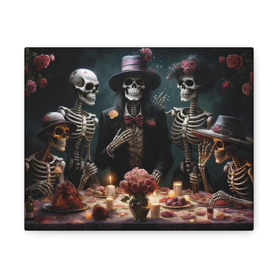 Envolturas de galería de lienzo, Halloween, Día de los Muertos, retrato tradicional vibrante, pasillo, sala de estar, decoración del hogar, arte de pared único y genial