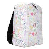 Minimalist Backpack, Young child back to school all purpose elementary preschool computer ipad crayons pencils carrying book bag