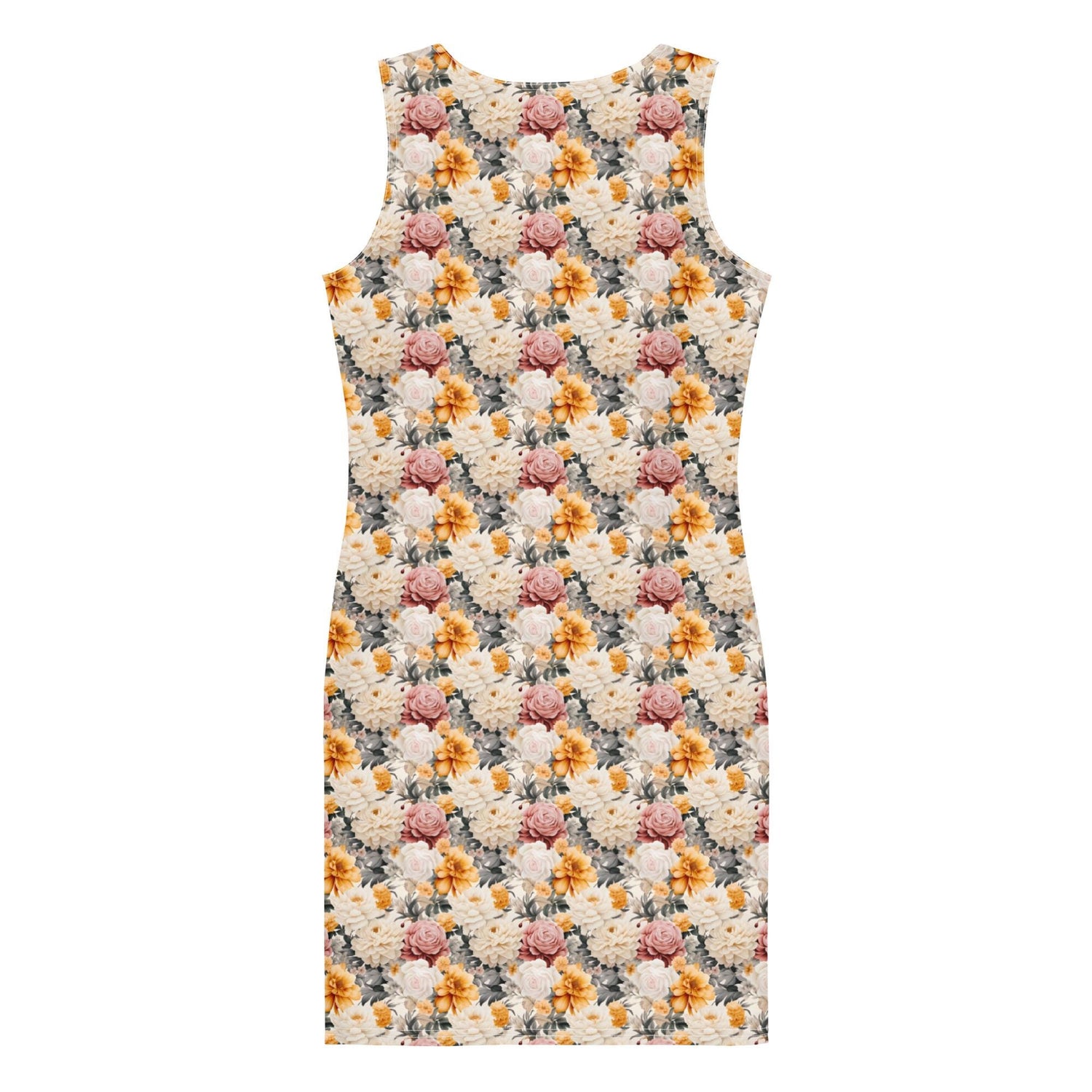 Floral all over print pattern art design casual dinner date party wear blazer fashion bodycon dress