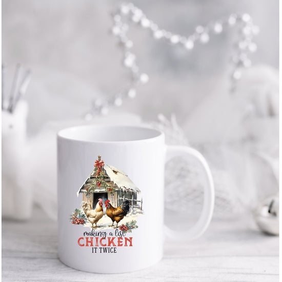 Country fixin holiday funny sarcastic ceramic hot tea cofee Xmas spirit festive fun family gift mug