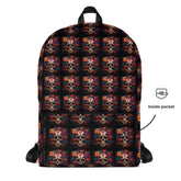Backpack, Day of the dead Dia de los muertos sugar floral colorful sugar skull school work travel fashion everyday casual holiday attire