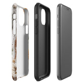 Tough Case for iPhone®, pretty floral crotchet phone cover fashion stylish design protector apple phone case