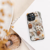 Tough Case for iPhone®, pretty floral crotchet phone cover fashion stylish design protector apple phone case