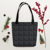 Holiday style lace design Tote bag casual everyday shopping office travel gym school gifting fancy stylish purse