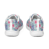 Women’s bright floral fashion casual soft comfy athletic shoes for walking work school travel Holiday gift