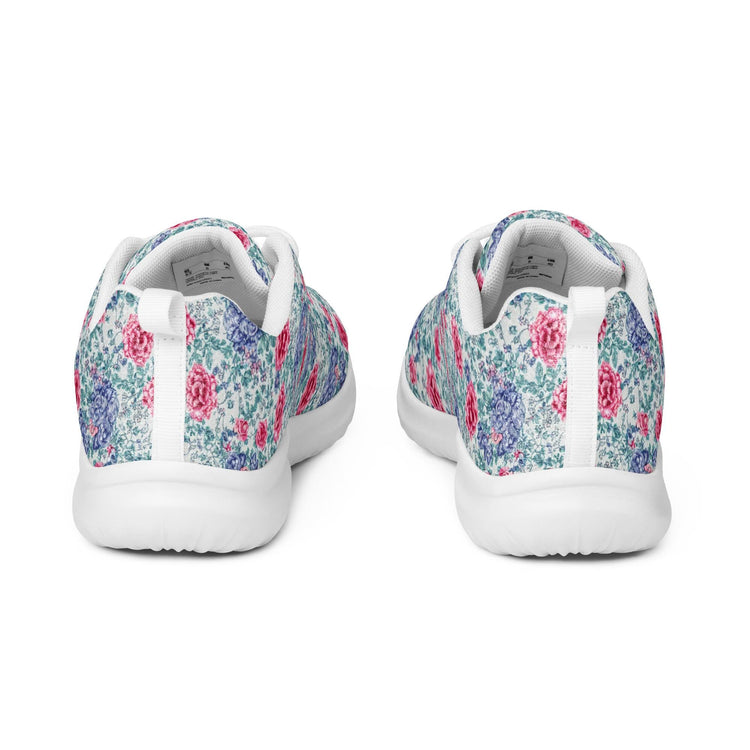 Women’s bright floral fashion casual soft comfy athletic shoes for walking work school travel Holiday gift