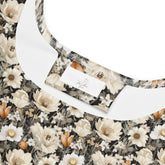 Skater Dress, female floral print pattern thigh above the knee length young lady clothing pretty sexy stylish flowy dress wear