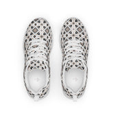 Men’s athletic shoes, Male tribal all over pattern print design comfy sporty walking jogging working casual stylish fashion sneaker shoes