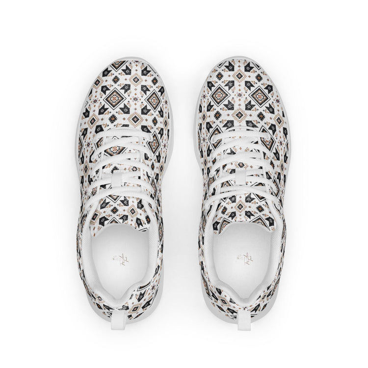 Men’s athletic shoes, Male tribal all over pattern print design comfy sporty walking jogging working casual stylish fashion sneaker shoes