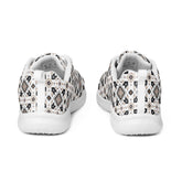 Men’s athletic shoes, Male tribal all over pattern print design comfy sporty walking jogging working casual stylish fashion sneaker shoes