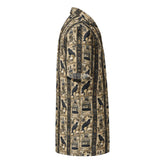 Unisex button shirt, Mens gothic mystic design light airy sweatfree relaxing chill button everyday casual work party oversize shirt