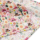 All-over print bandana, Cowboy country theme pattern stylish doggie lightweight pet scarf for lovable pet family member