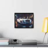 Gallery Canvas Wraps, Horizontal Frame, White Rolls Royce, Fancy Art Piece, Office Wall Art, Hallway Wall Art, Gift For Boss, Gift for Dad