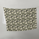 Throw Blanket, Floral all over print pattern soft velveteen relax couch bed travel stylish eye catching decorative chair gift throw.