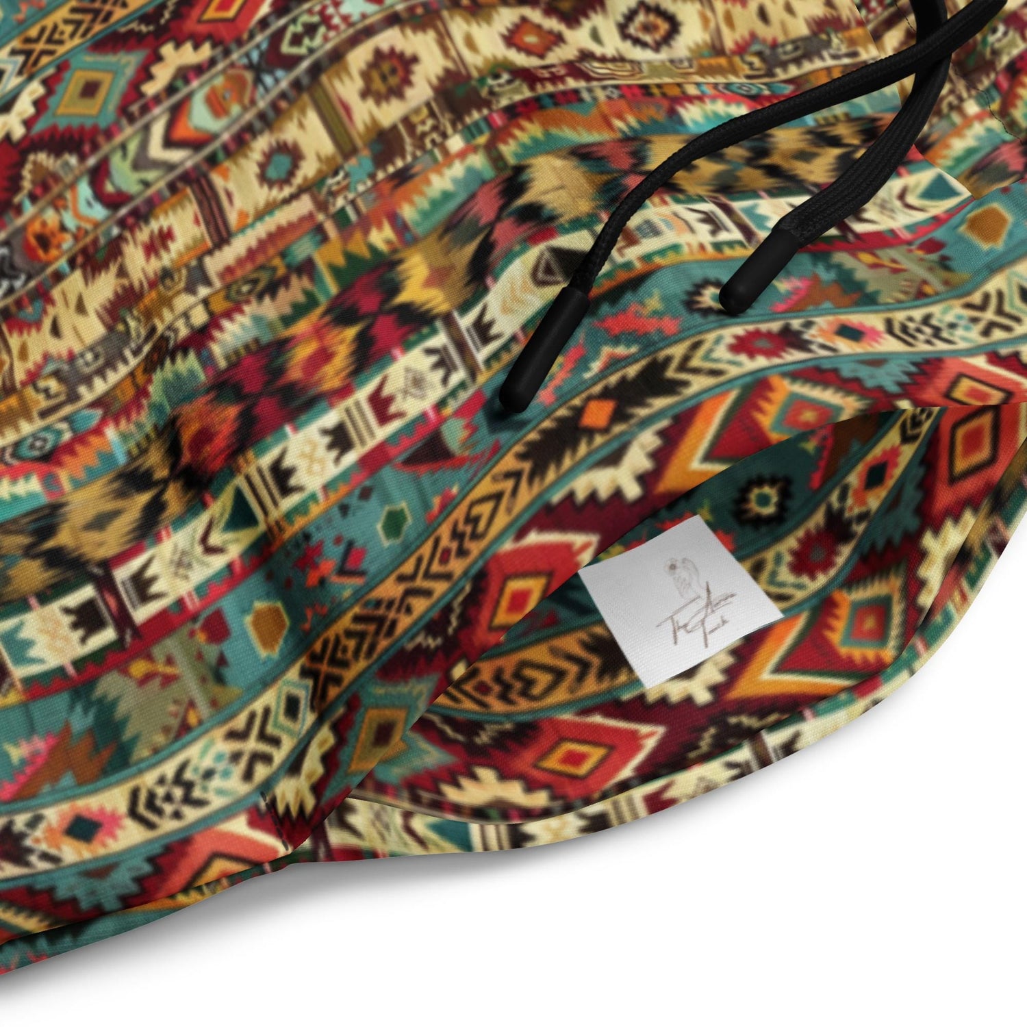 Wide-leg joggers, Unisex fit native all over pattern design casual recycled fabric relaxed all day wear lounge sweat pants