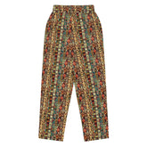 Wide-leg joggers, Unisex fit native all over pattern design casual recycled fabric relaxed all day wear lounge sweat pants