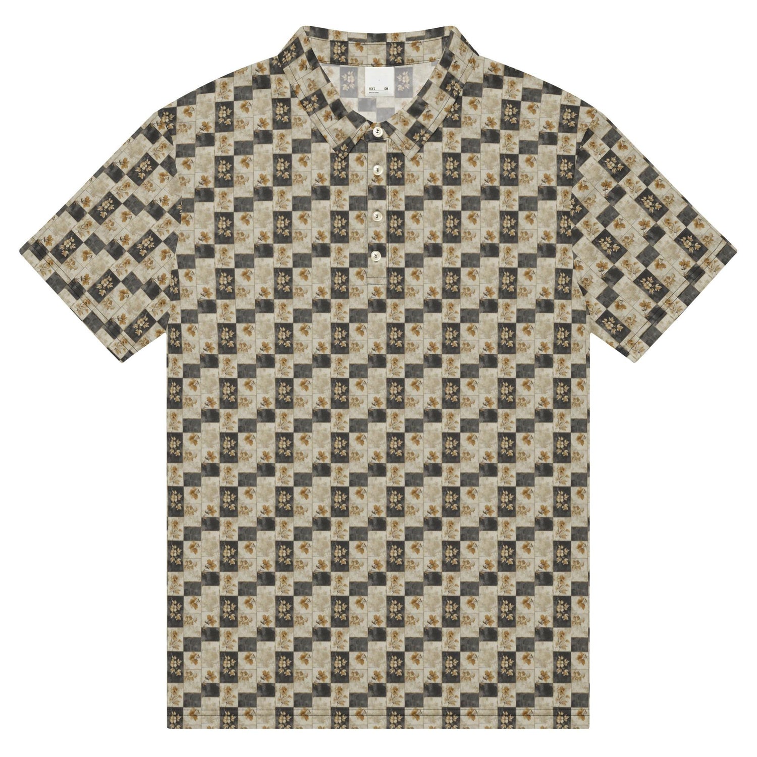 Men’s slim fit polo gothic soft style classy casual dinner minimilist basic pattern fashionista male designer shirt