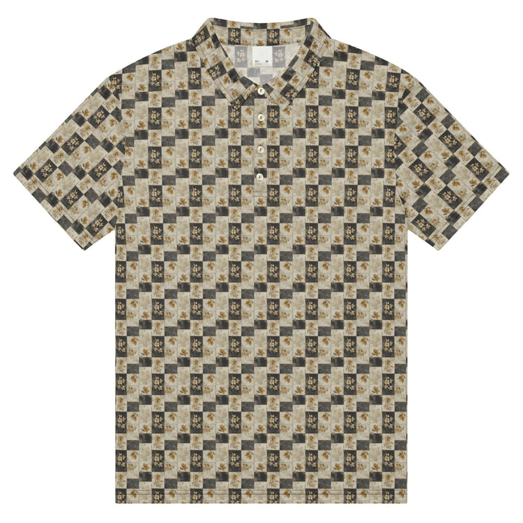 Men’s slim fit polo gothic soft style classy casual dinner minimilist basic pattern fashionista male designer shirt