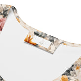 Floral all over print pattern art design casual dinner date party wear blazer fashion bodycon dress