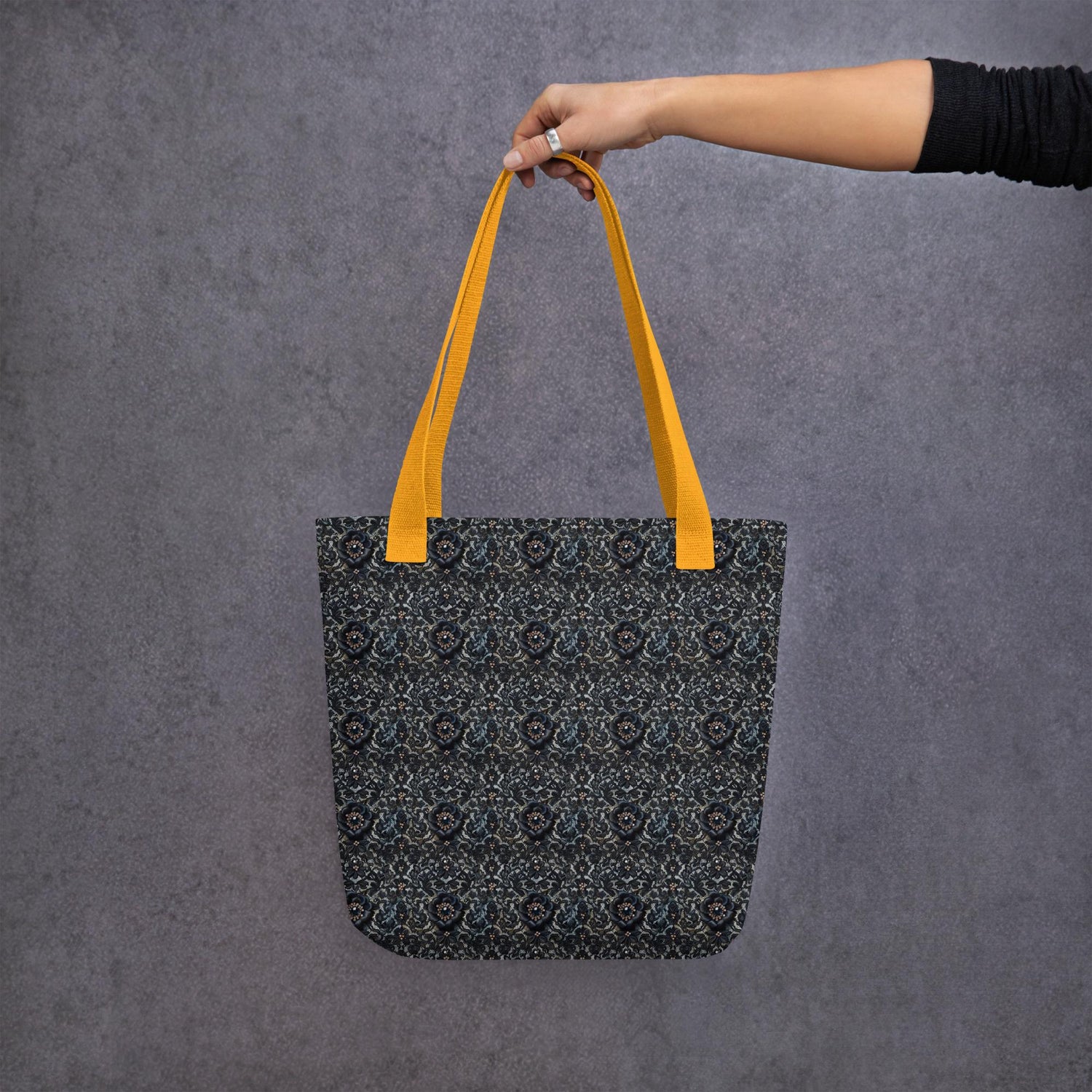 Holiday style lace design Tote bag casual everyday shopping office travel gym school gifting fancy stylish purse