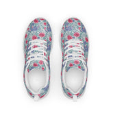 Women’s bright floral fashion casual soft comfy athletic shoes for walking work school travel Holiday gift