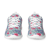 Women’s bright floral fashion casual soft comfy athletic shoes for walking work school travel Holiday gift