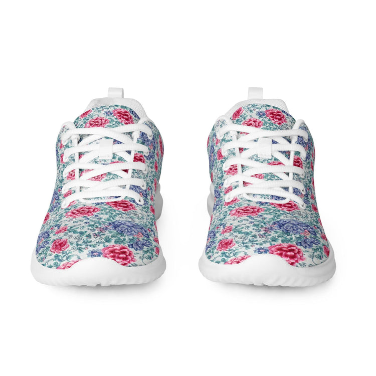 Women’s bright floral fashion casual soft comfy athletic shoes for walking work school travel Holiday gift