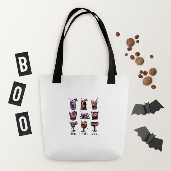 Halloween fashion over shoulder tote Fall style novelty humorous casual minimilist laptop Ipad book office sachel handle carry all bag