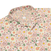 Unisex button shirt, Designer pastel color country livin all print design casual stylish cool fabric everyday work travel beach shirt