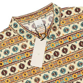 Men’s slim fit native print polo casual classic work business dinner stylish fashion modern male shirt