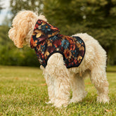 Fall Floral Pet Hoodie - Stylish Custom Design for Casual Walks, Travel, and Pet Lovers - Perfect Holiday Gift, Dog or Cat Owner Apparel