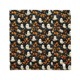 Halloween Pet Bandana all over mini ghosts print stylish casual walk travel designer adorable cat dog human scarf
