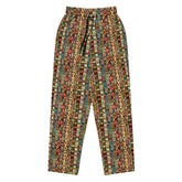 Wide-leg joggers, Unisex fit native all over pattern design casual recycled fabric relaxed all day wear lounge sweat pants