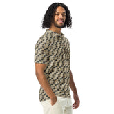 Men’s slim fit polo gothic soft style classy casual dinner minimilist basic pattern fashionista male designer shirt