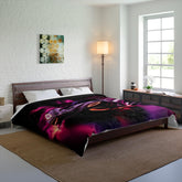 Comforter - Hot Rod Exotic Race Car AI Artwork Designer Quilt, Boy Room Decor Gift, Cozy Warm Modern Day Bedspread, Teen Bedroom Decor,