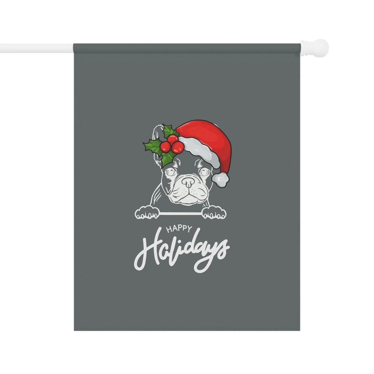 Garden & House Banner, Outdoor Holiday Decor, Christmas decor, Front Door Ornaments, Holiday Banner, Pet Lover gift, Family gift The Aurora Touch