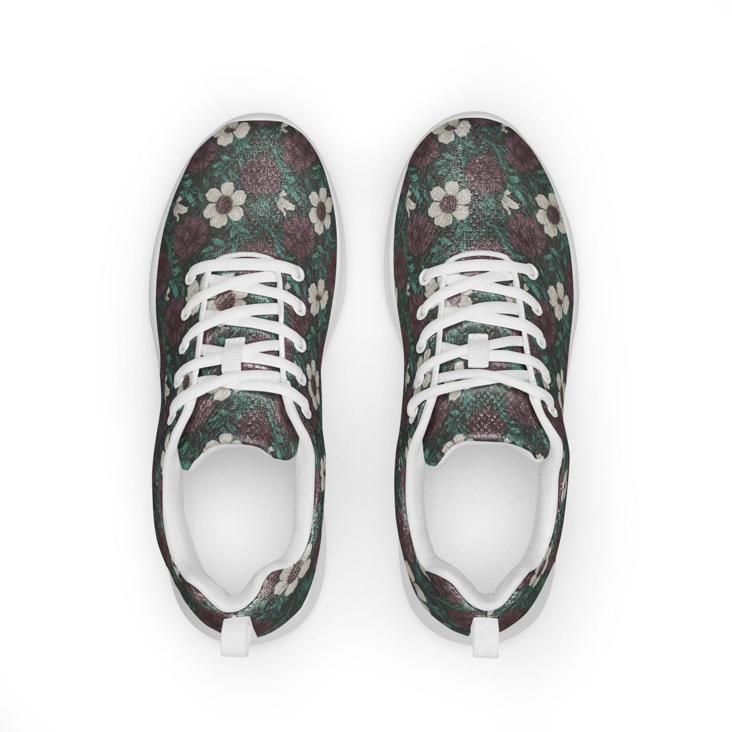 Fall Floral Women’s athletic shoes, Soft cozy warm ideal walking running casual wearing stylish every day female tennis shoe