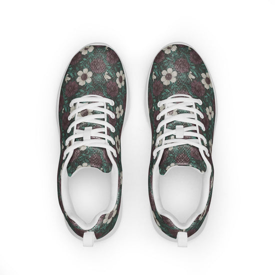 Fall Floral Women’s athletic shoes, Soft cozy warm ideal walking running casual wearing stylish every day female tennis shoe