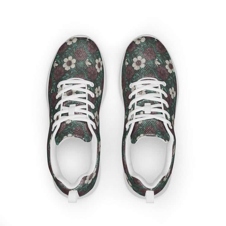 Fall Floral Women’s athletic shoes, Soft cozy warm ideal walking running casual wearing stylish every day female tennis shoe