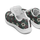 Fall Floral Women’s athletic shoes, Soft cozy warm ideal walking running casual wearing stylish every day female tennis shoe