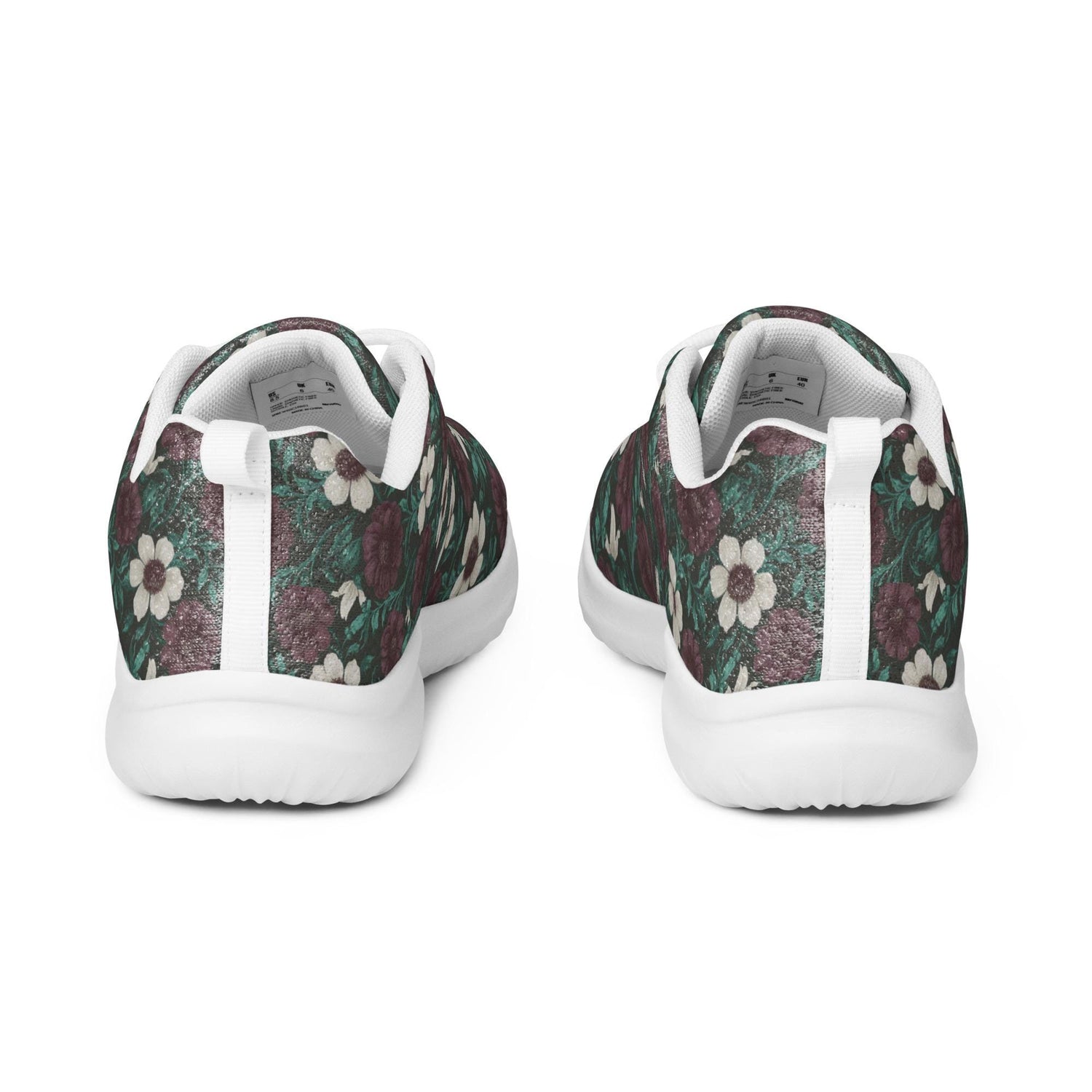 Fall Floral Women’s athletic shoes, Soft cozy warm ideal walking running casual wearing stylish every day female tennis shoe