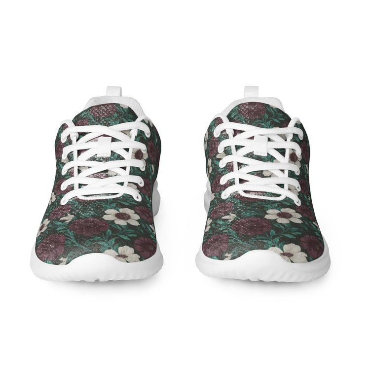 Fall Floral Women’s athletic shoes, Soft cozy warm ideal walking running casual wearing stylish every day female tennis shoe