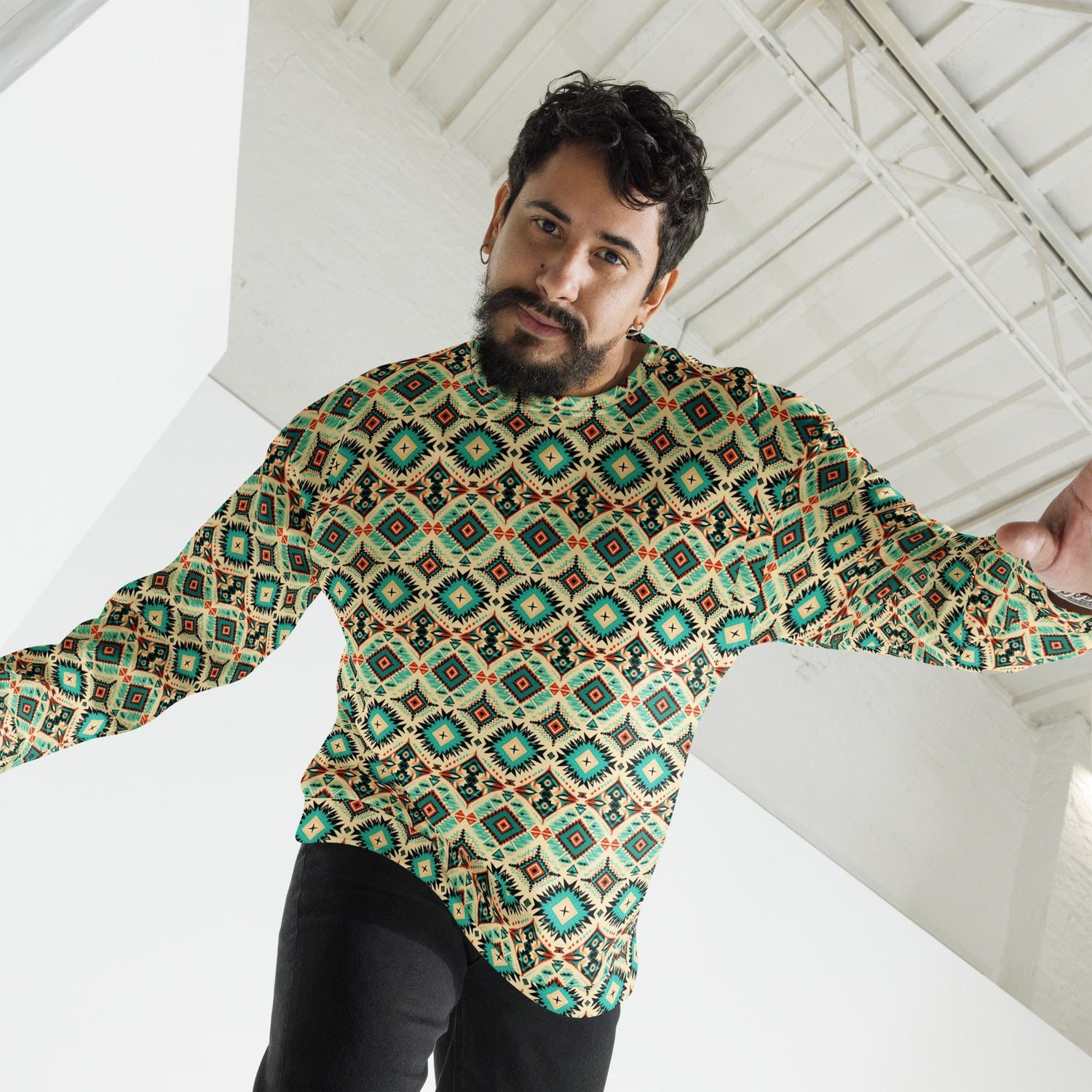 Bright all over print Men&