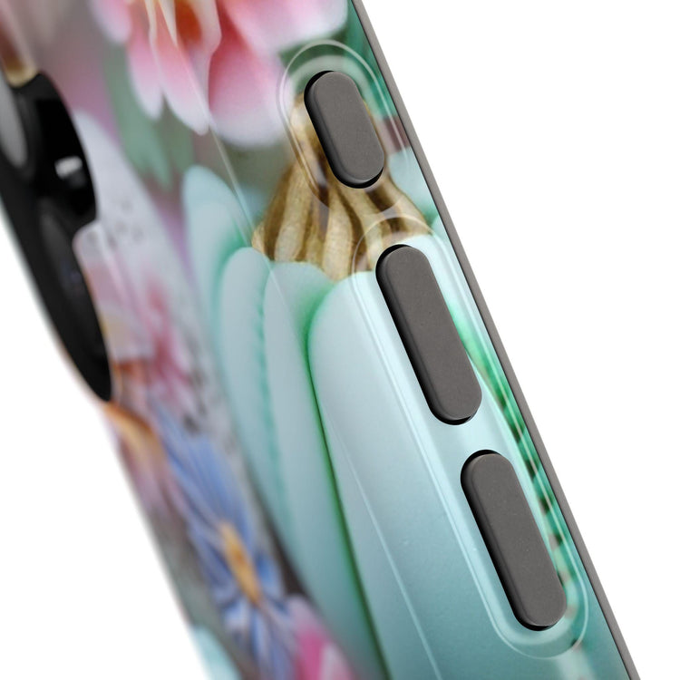 Floral Impact-Resistant IPhone Case, 3D Colorful Phone Cover, Cute Phone Accessory, Gift for Her, Spring Phone Case, Unique Design