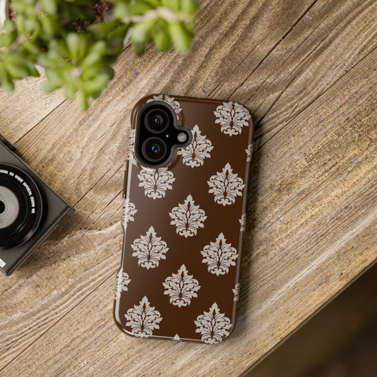 Elegant Floral Impact-Resistant IPhone Case, Stylish Tech Accessory for Fashion Lovers, Gift for Birthdays, Holidays, Couples