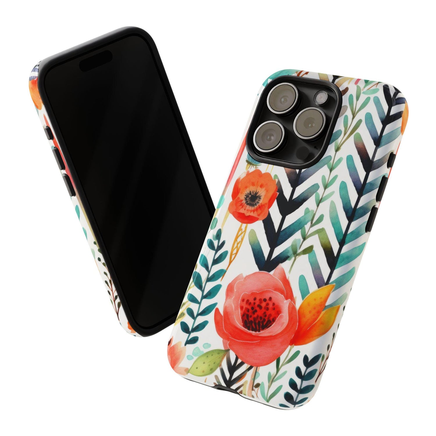Floral Tough Phone Case | Vibrant, Durable, Gift for Her, Women&